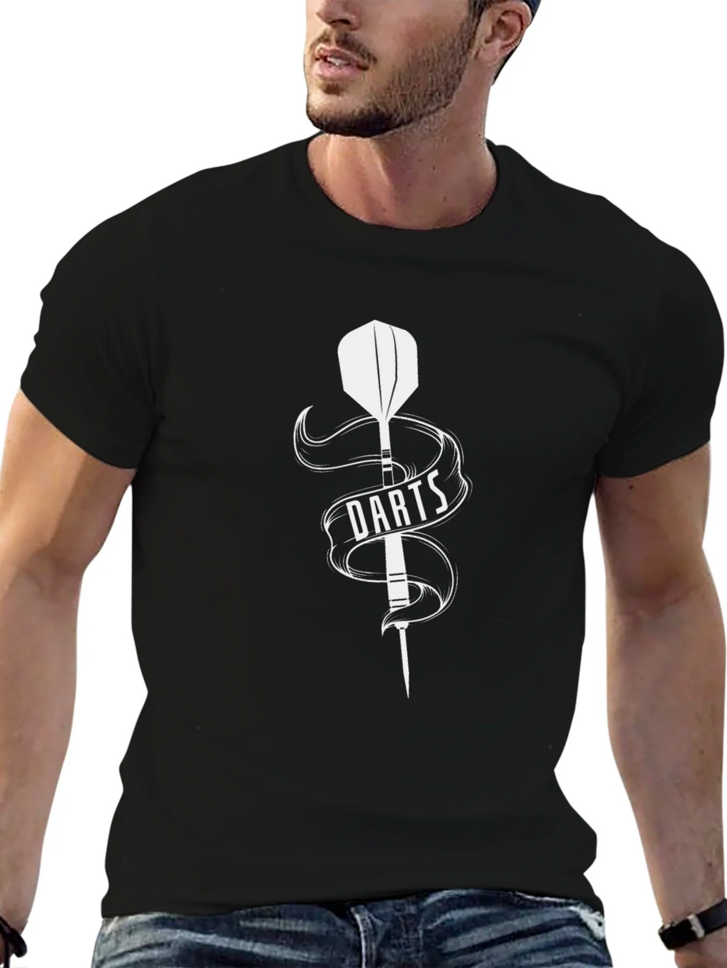 Darts Graphic T-Shirt - Dart Thrower Design product image 6