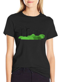 Eco Wind Turbine Graphic T-Shirt product image 1