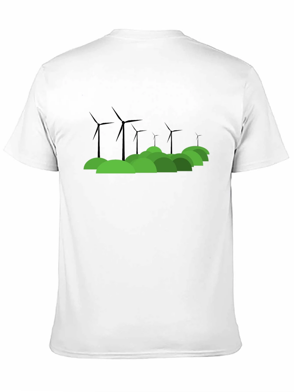 Eco Wind Turbine Graphic T-Shirt product image 8