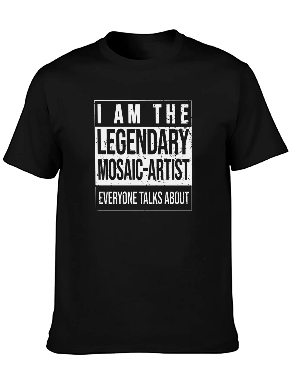 Legendary Mosaic Artist T-Shirt - Black product image 3