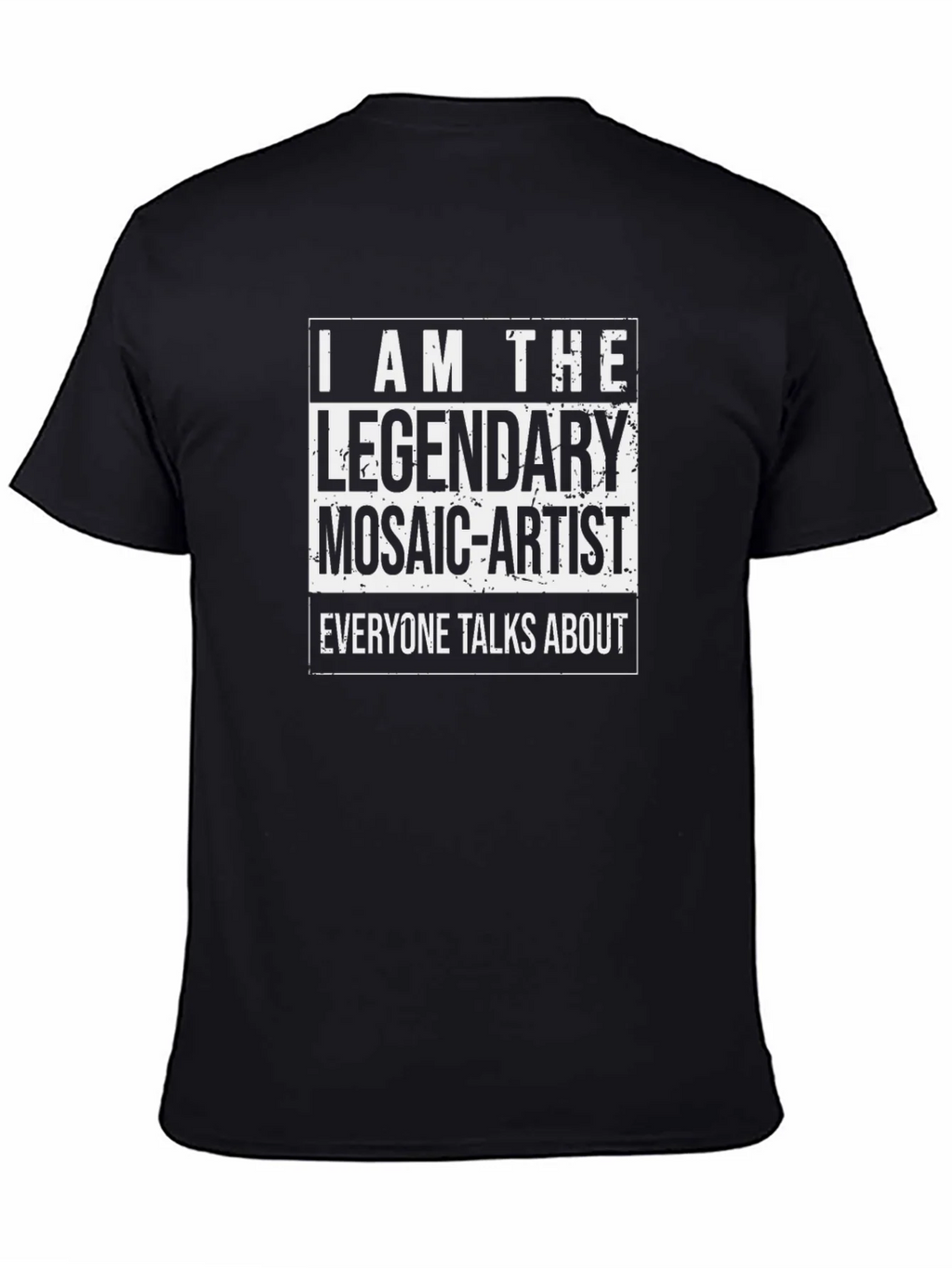 Legendary Mosaic Artist T-Shirt - Black product image 4