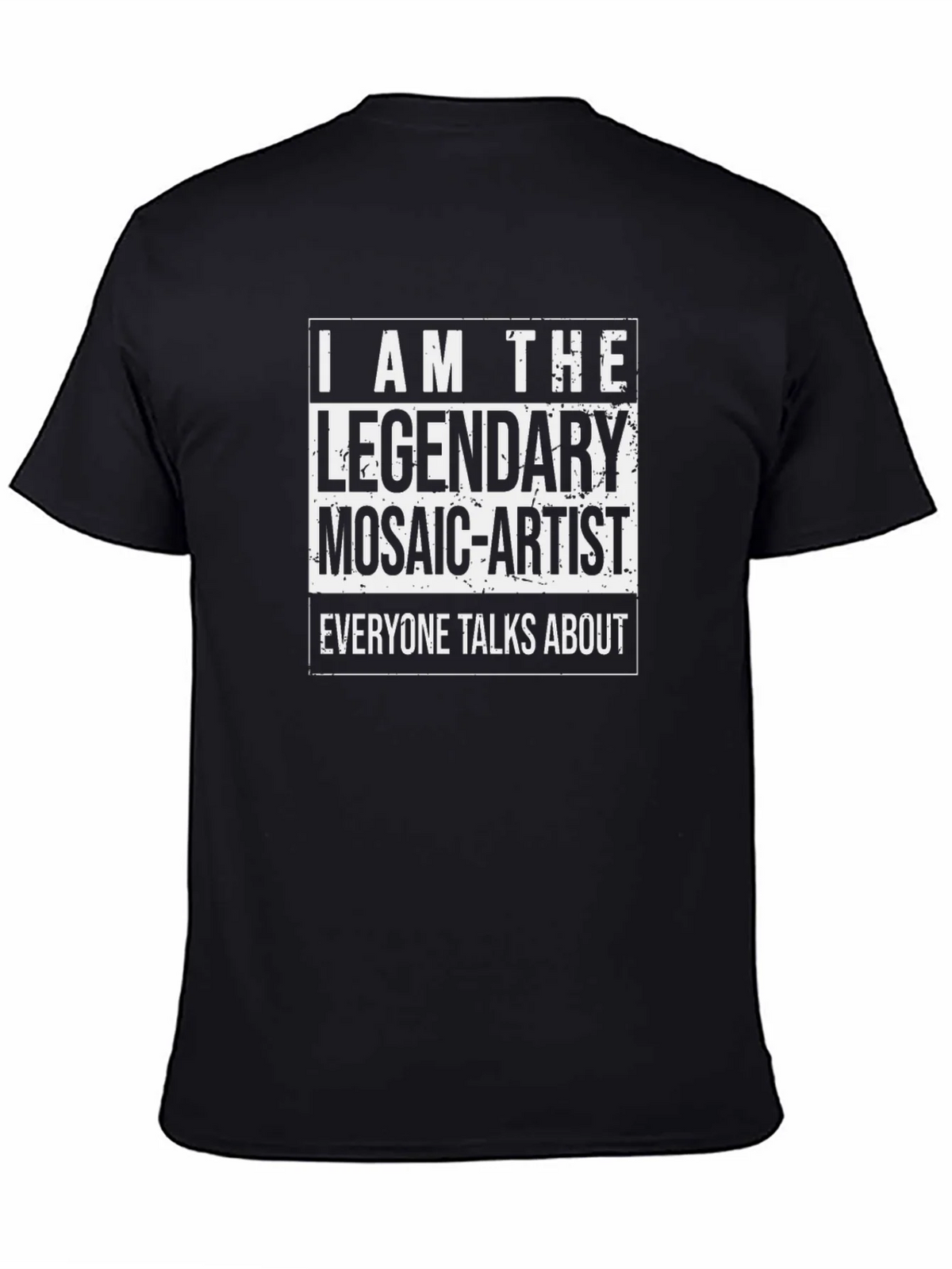 Legendary Mosaic Artist T-Shirt - Black product image 4