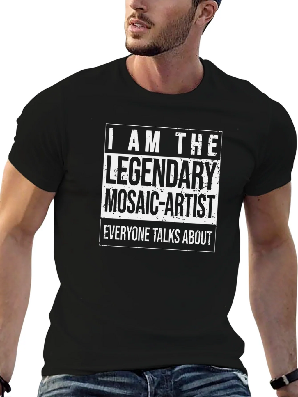 Legendary Mosaic Artist T-Shirt - Black product image 6