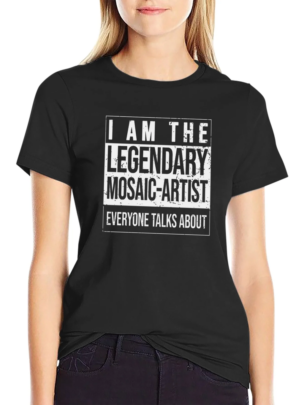 Legendary Mosaic Artist T-Shirt - Black product image 2