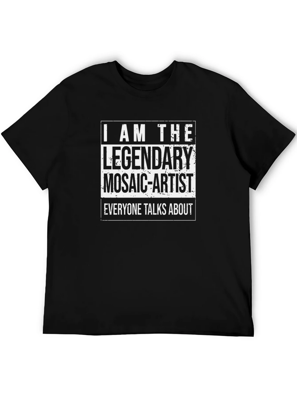 Legendary Mosaic Artist T-Shirt - Black product image 5