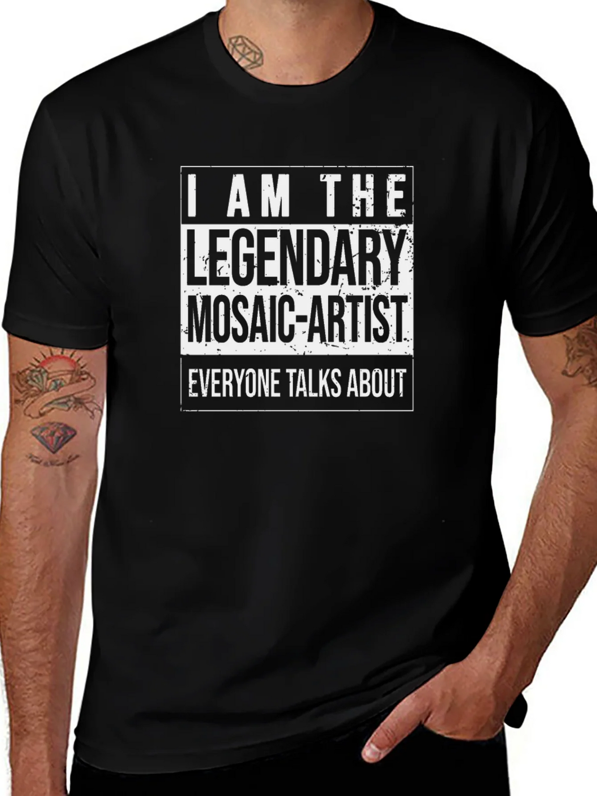 Legendary Mosaic Artist T-Shirt - Black product image 1