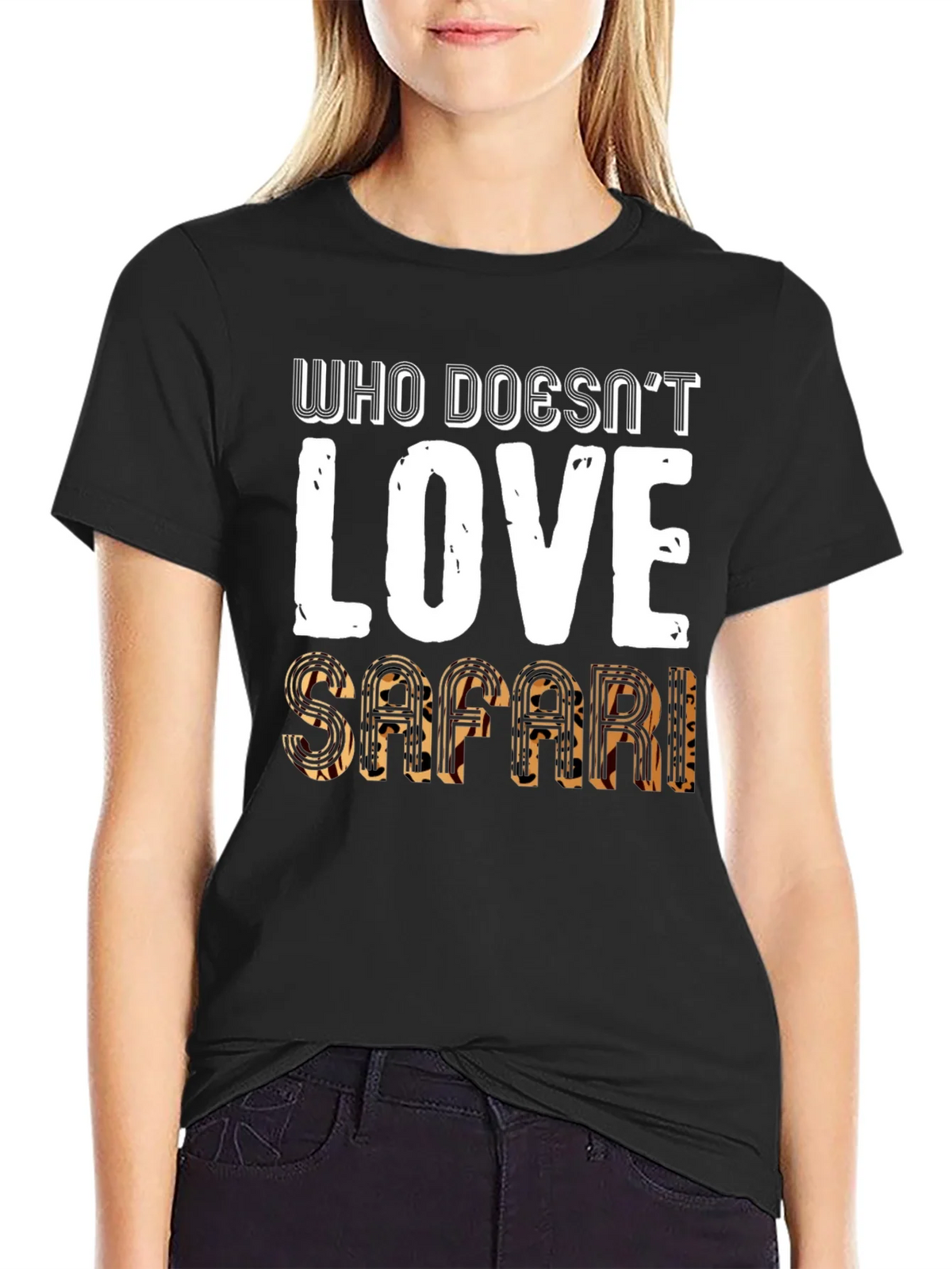 Safari Lover Graphic Tee - Mens Black T-Shirt product image 2