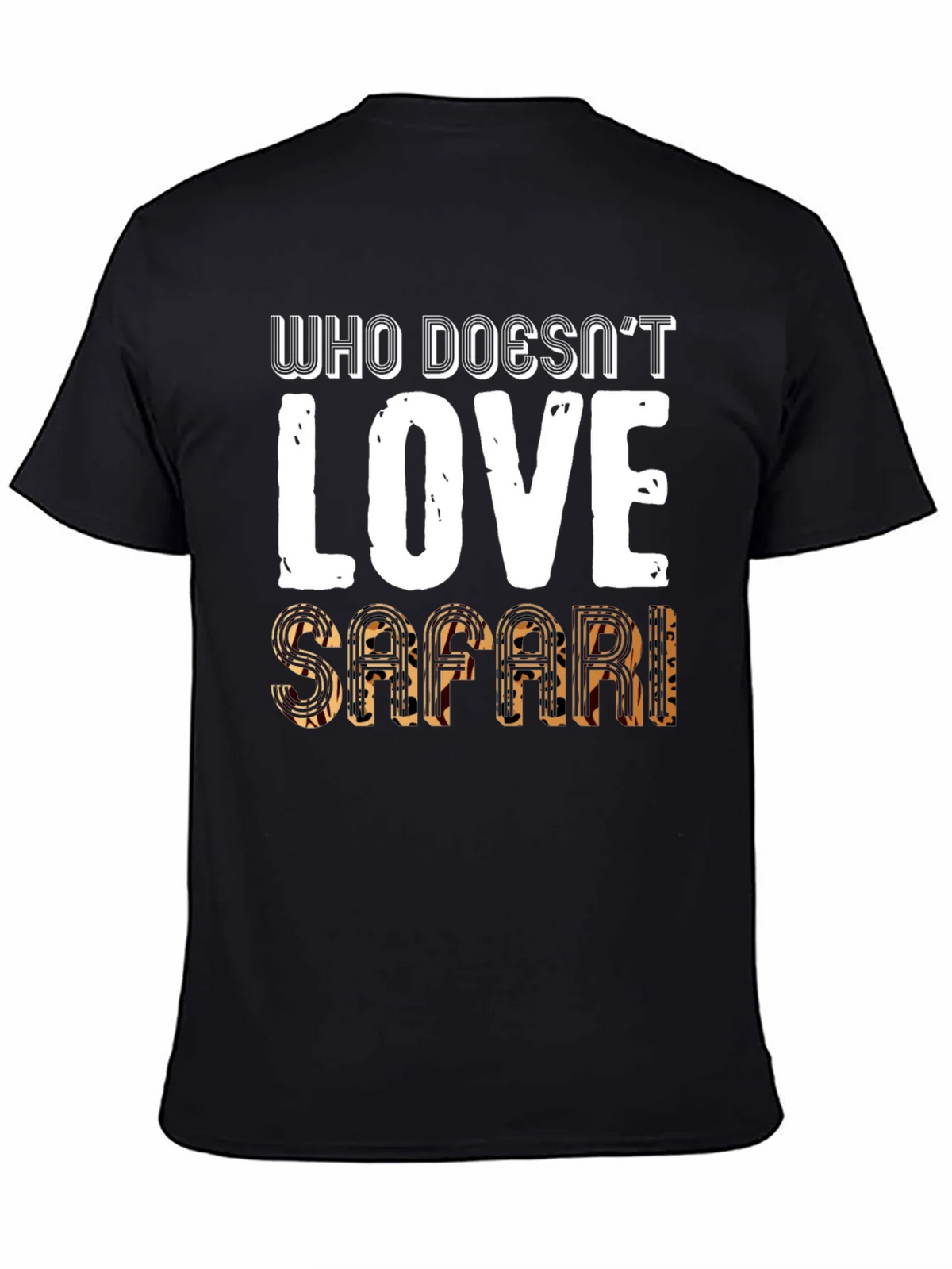 Safari Lover Graphic Tee - Mens Black T-Shirt product image 4