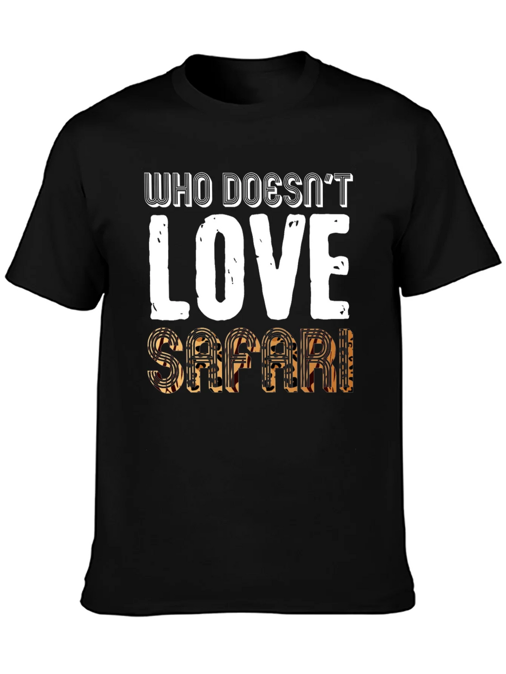 Safari Lover Graphic Tee - Mens Black T-Shirt product image 3
