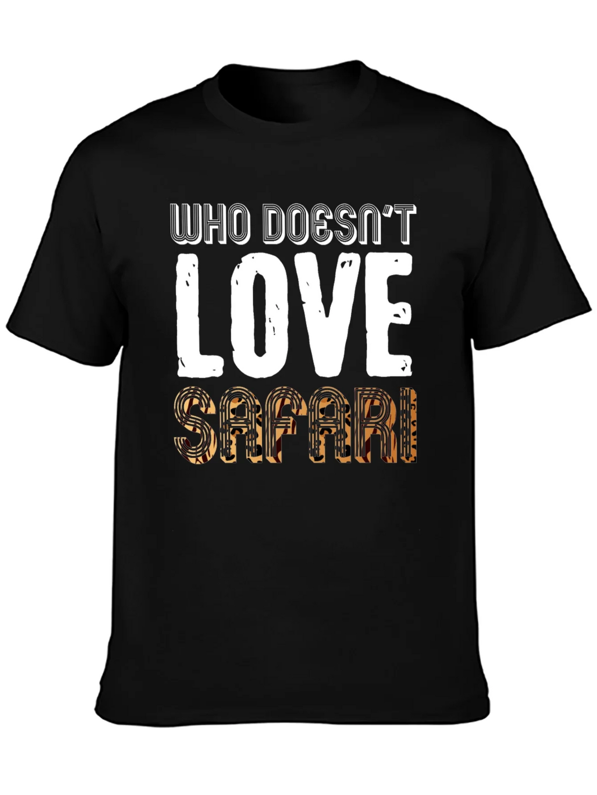 Safari Lover Graphic Tee - Mens Black T-Shirt product image 3