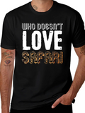 Safari Lover Graphic Tee - Mens Black T-Shirt product image 1