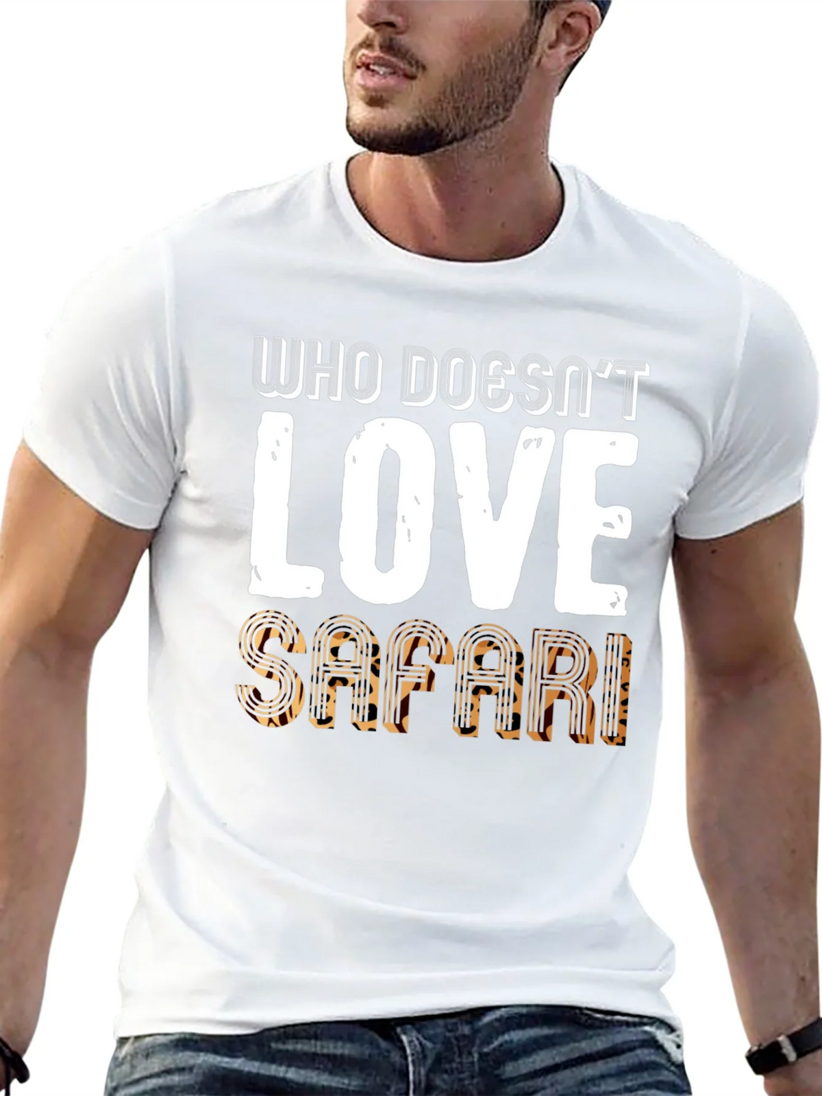Safari Lover Graphic Tee - Mens Black T-Shirt product image 12