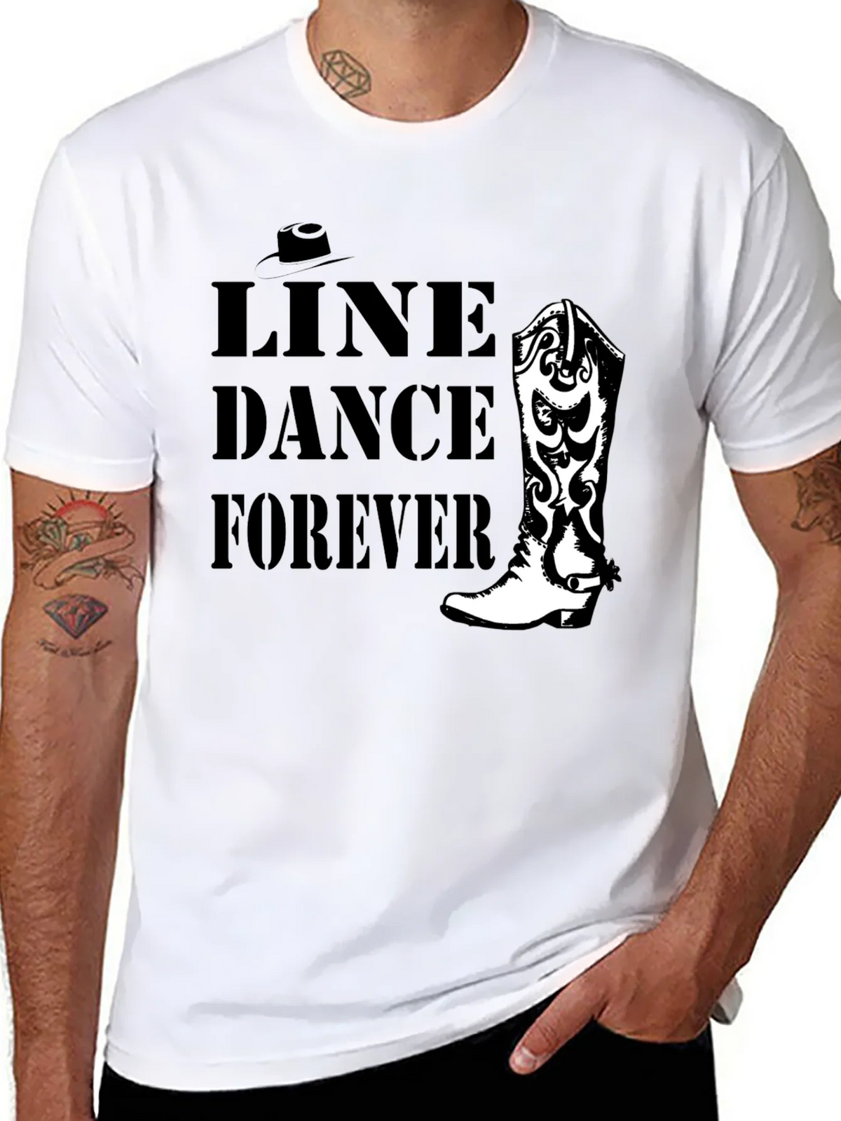 Line Dance Forever Tee - Cowboy Boot Design product image 7
