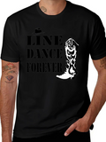 Line Dance Forever Tee - Cowboy Boot Design product image 1