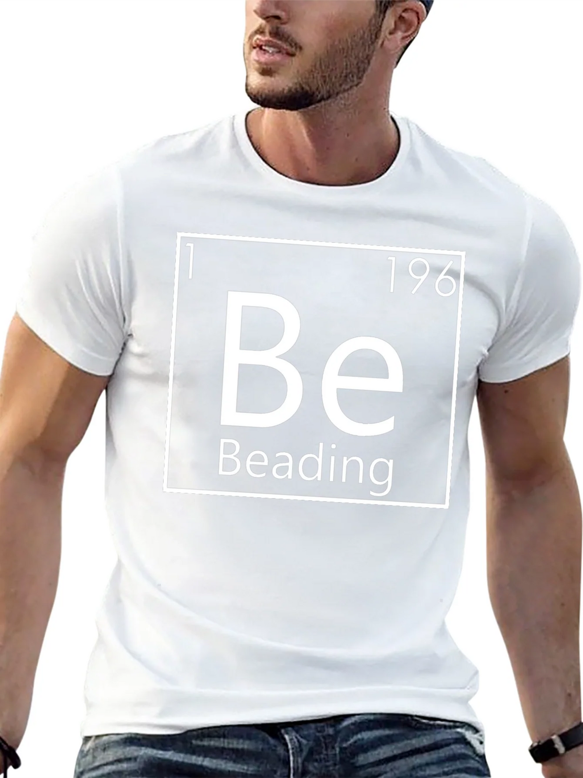 Beading Periodic Table Inspired Graphic T-Shirt product image 12