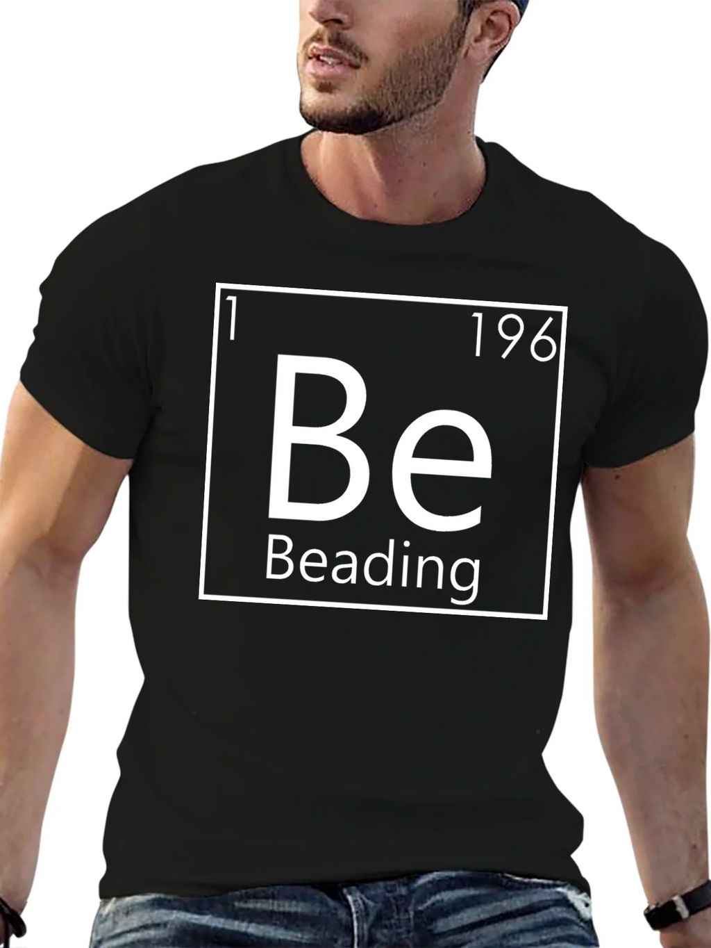 Beading Periodic Table Inspired Graphic T-Shirt product image 6