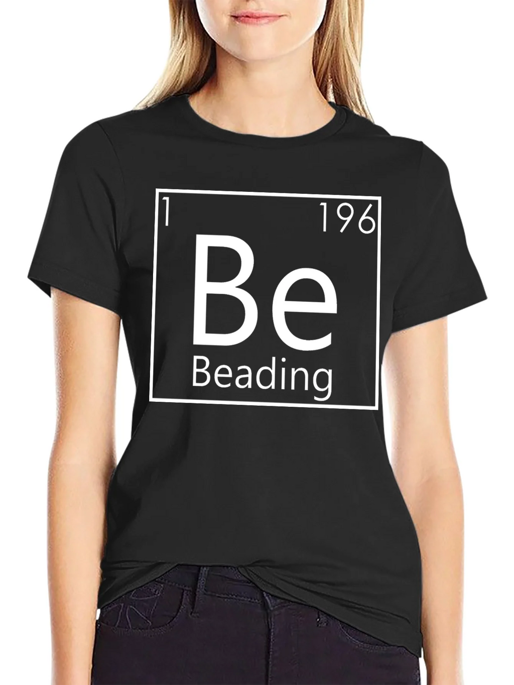 Beading Periodic Table Inspired Graphic T-Shirt product image 2