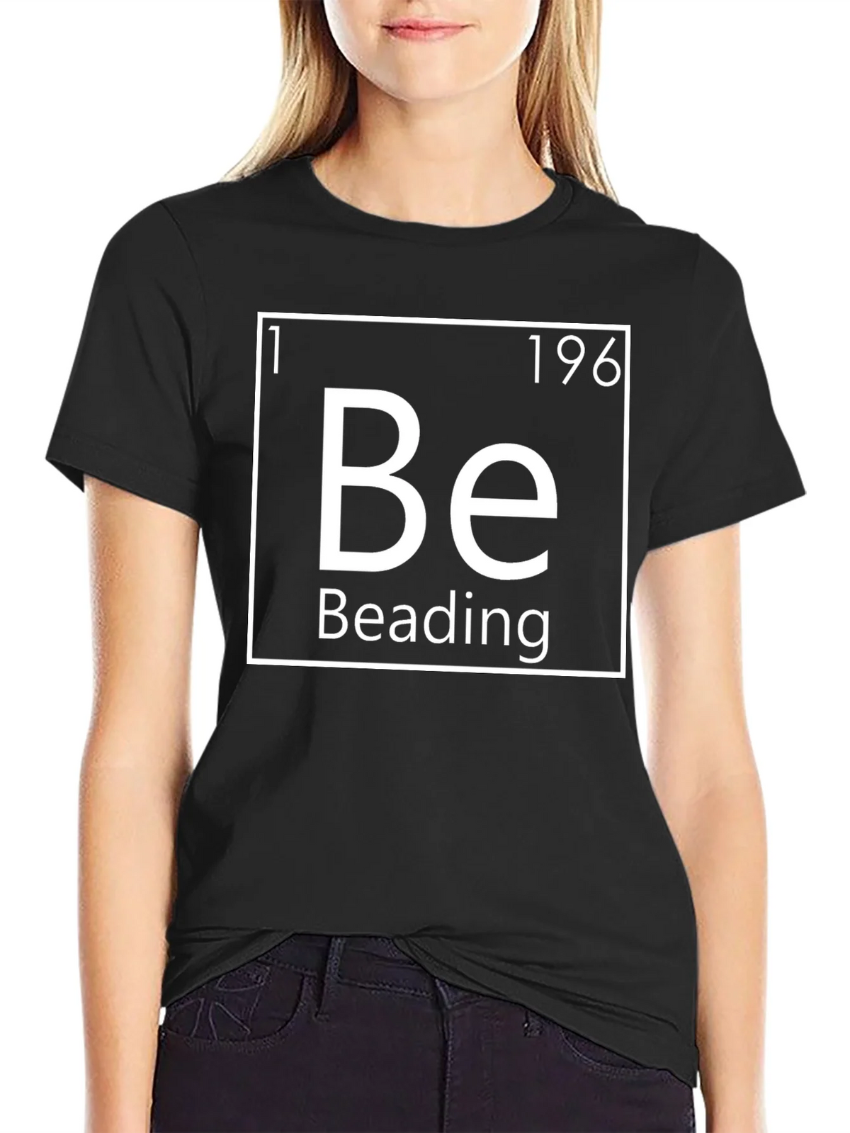 Beading Periodic Table Inspired Graphic T-Shirt product image 2