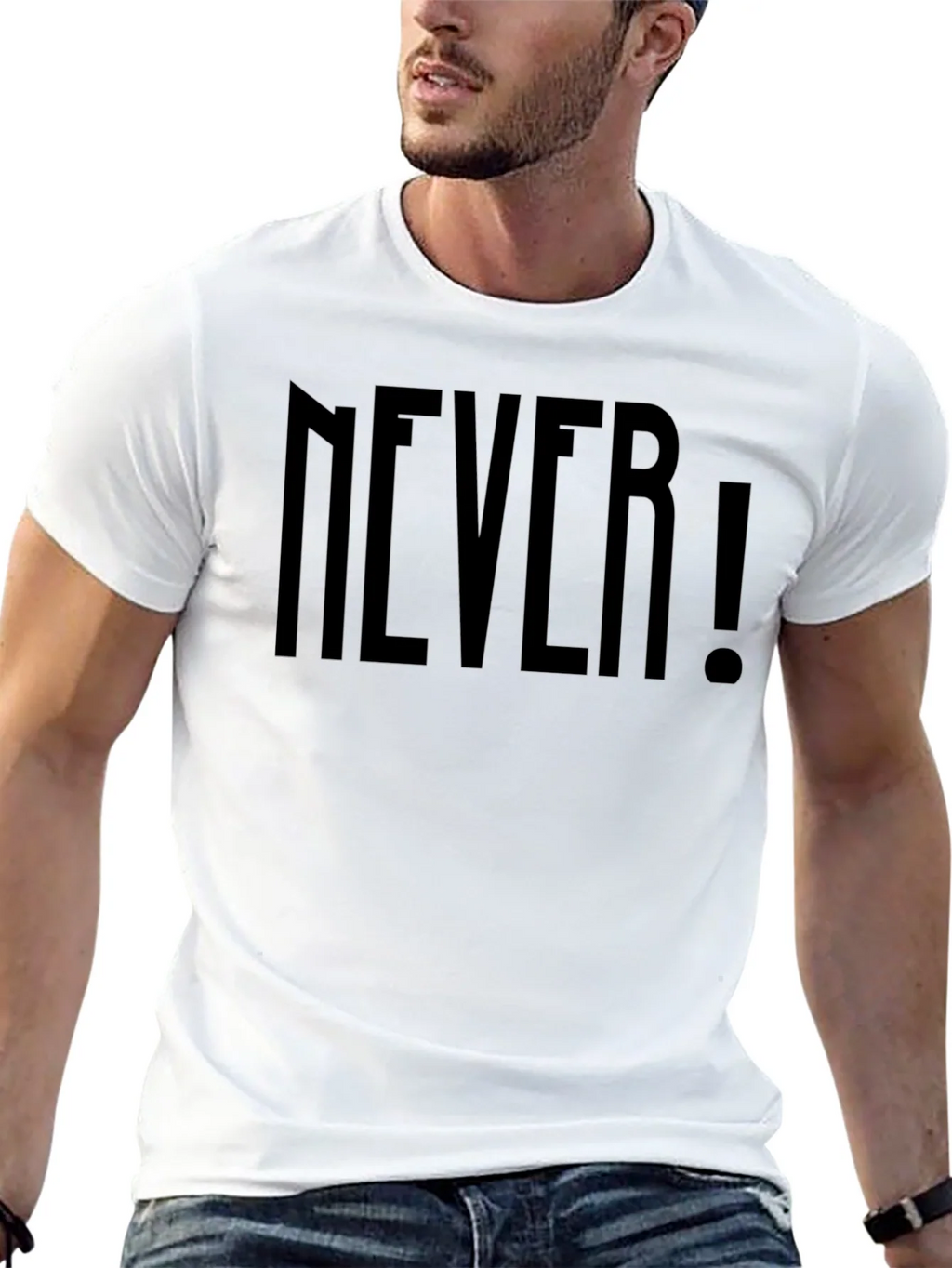 Edgy Never! Graphic Black T-Shirt product image 10