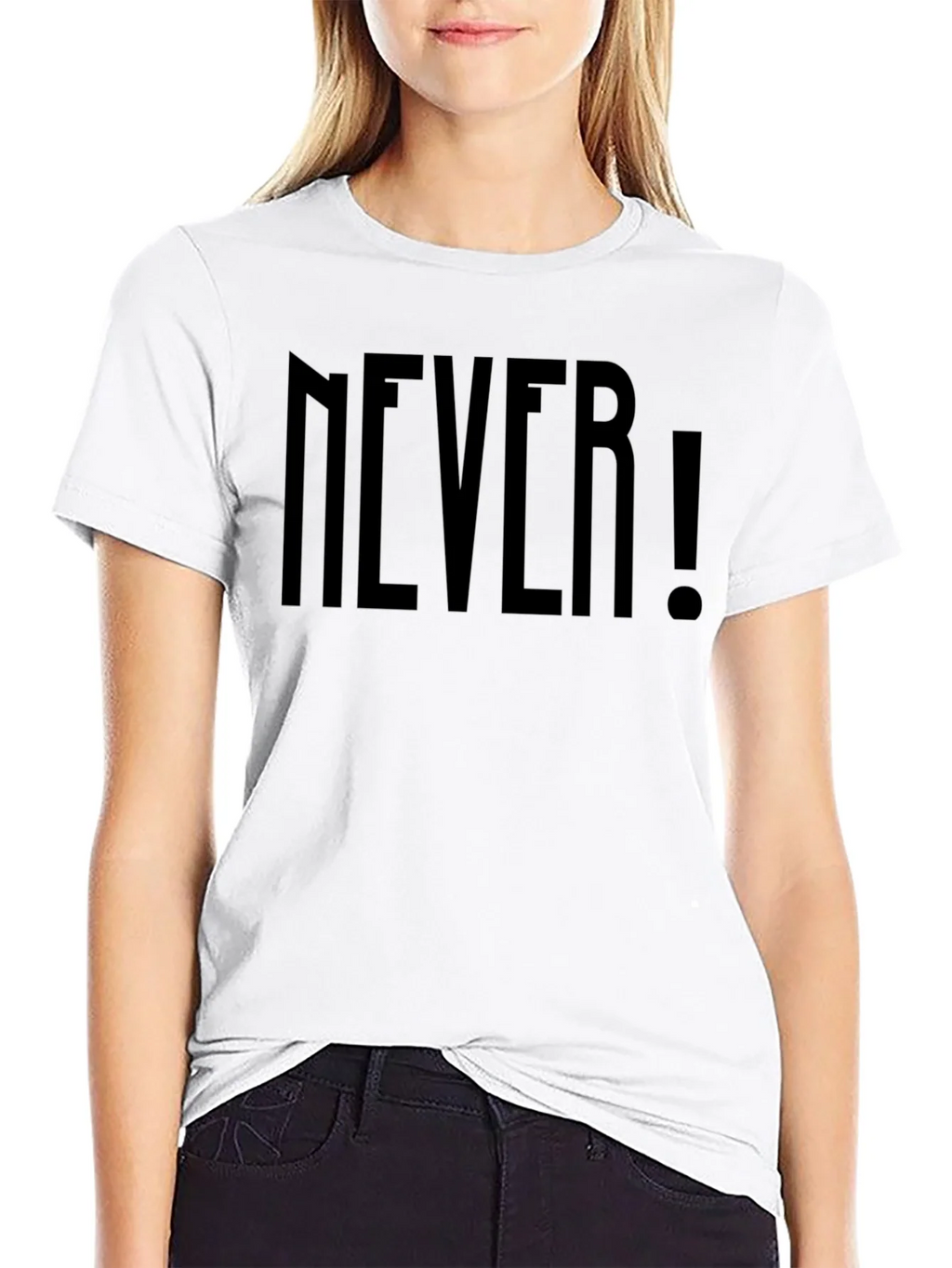 Edgy Never! Graphic Black T-Shirt product image 6