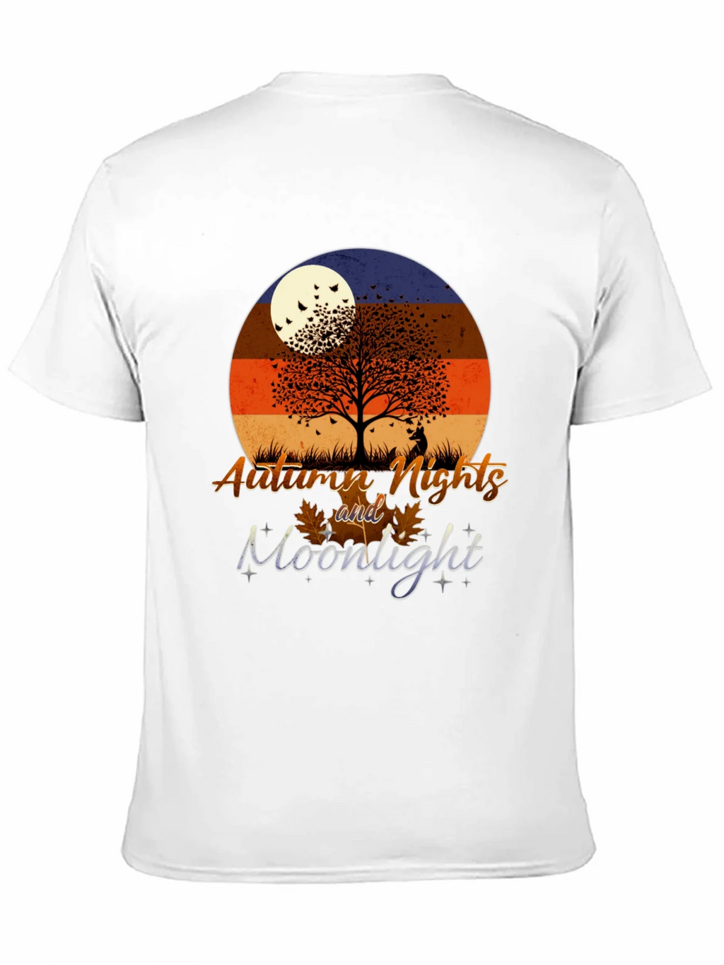 Autumn Nights Moonlight Graphic T-Shirt product image 4