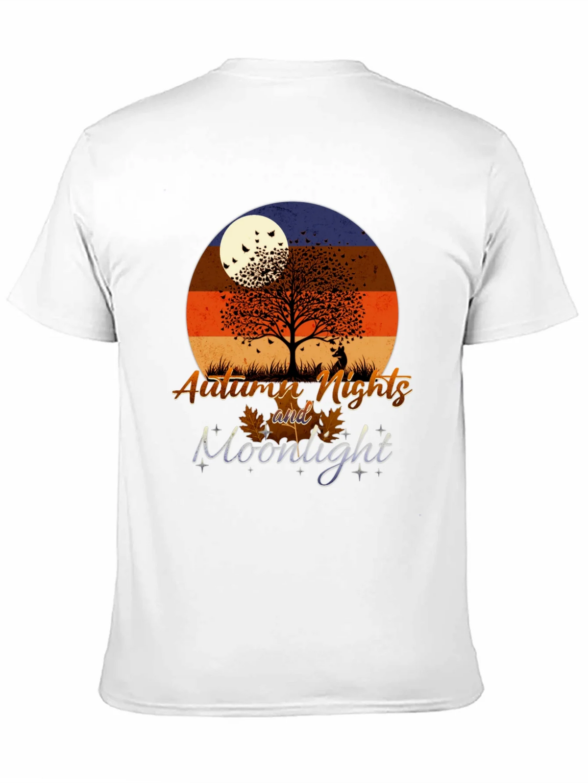 Autumn Nights Moonlight Graphic T-Shirt product image 4