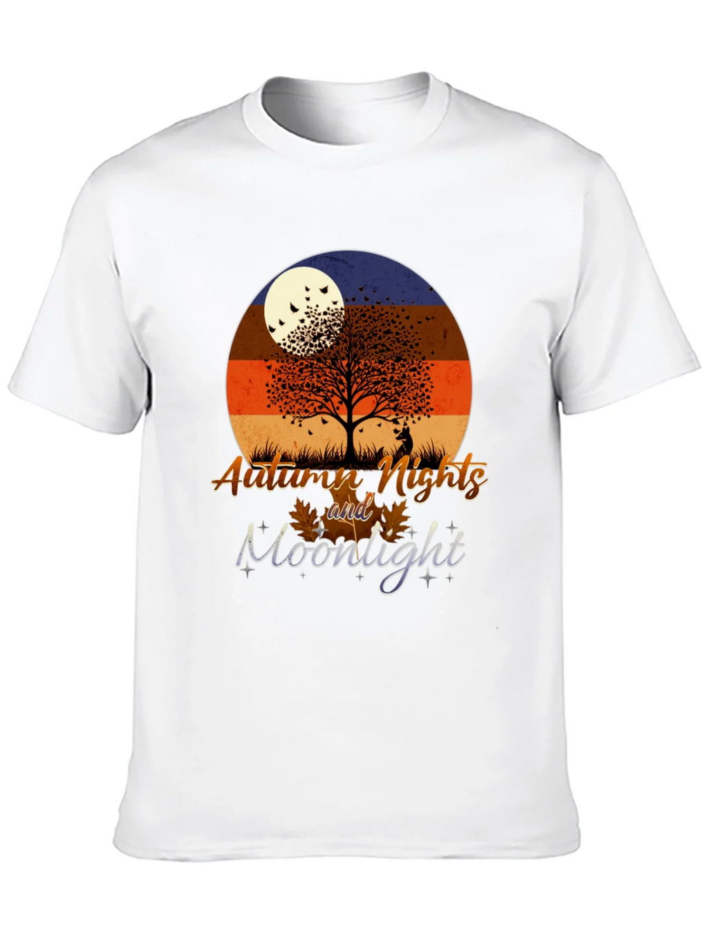 Autumn Nights Moonlight Graphic T-Shirt product image 3