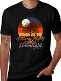 Autumn Nights Moonlight Graphic T-Shirt product image 1