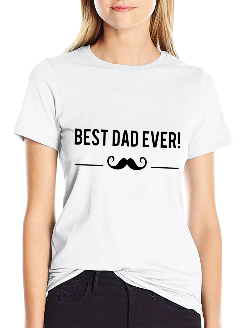 Best Dad Ever Black T-Shirt product image 8