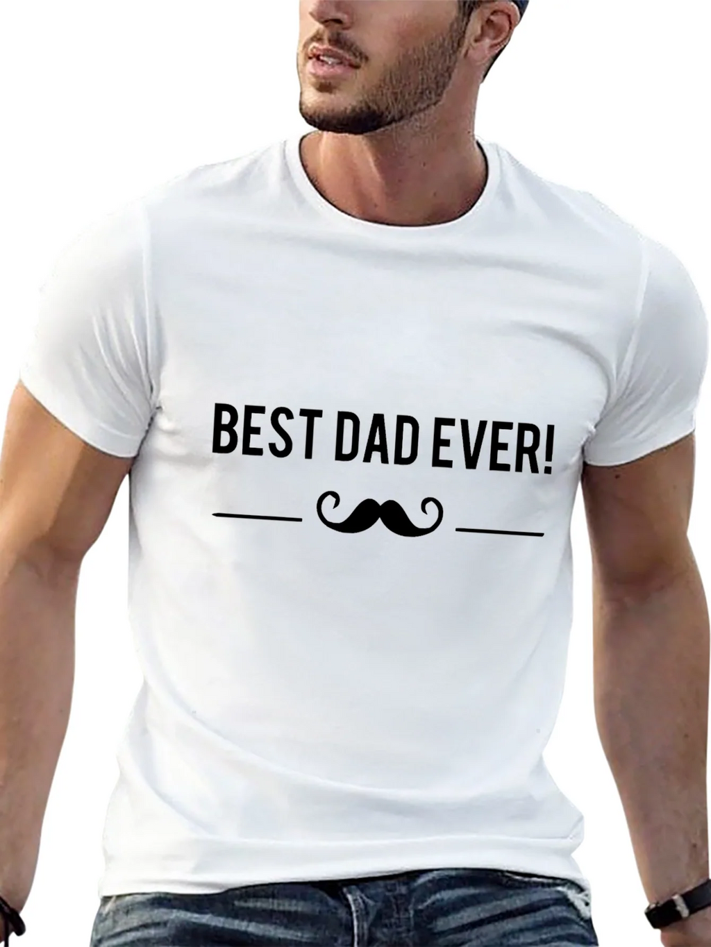 Best Dad Ever Black T-Shirt product image 12