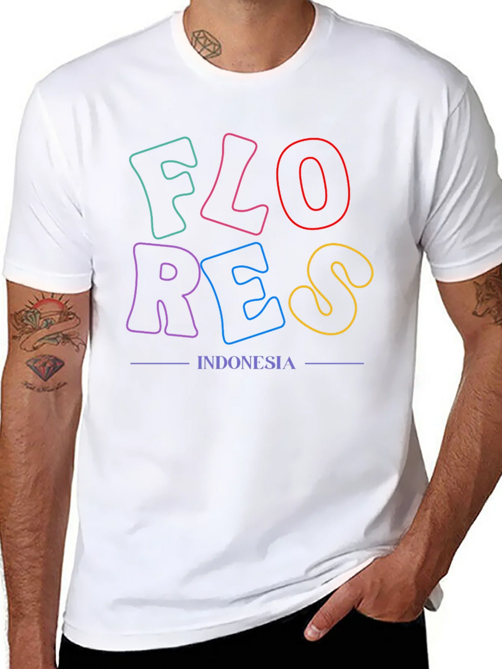 Flores Indonesia Graphic T-Shirt product image 7