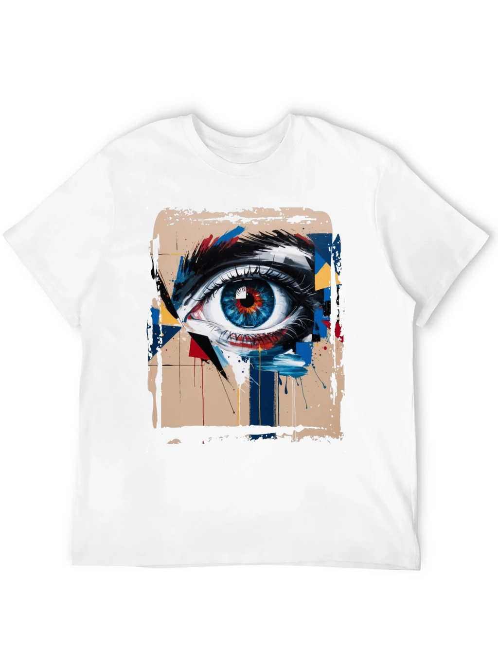 Abstract Eye Graphic Tee - Mens Black T-Shirt product image 6