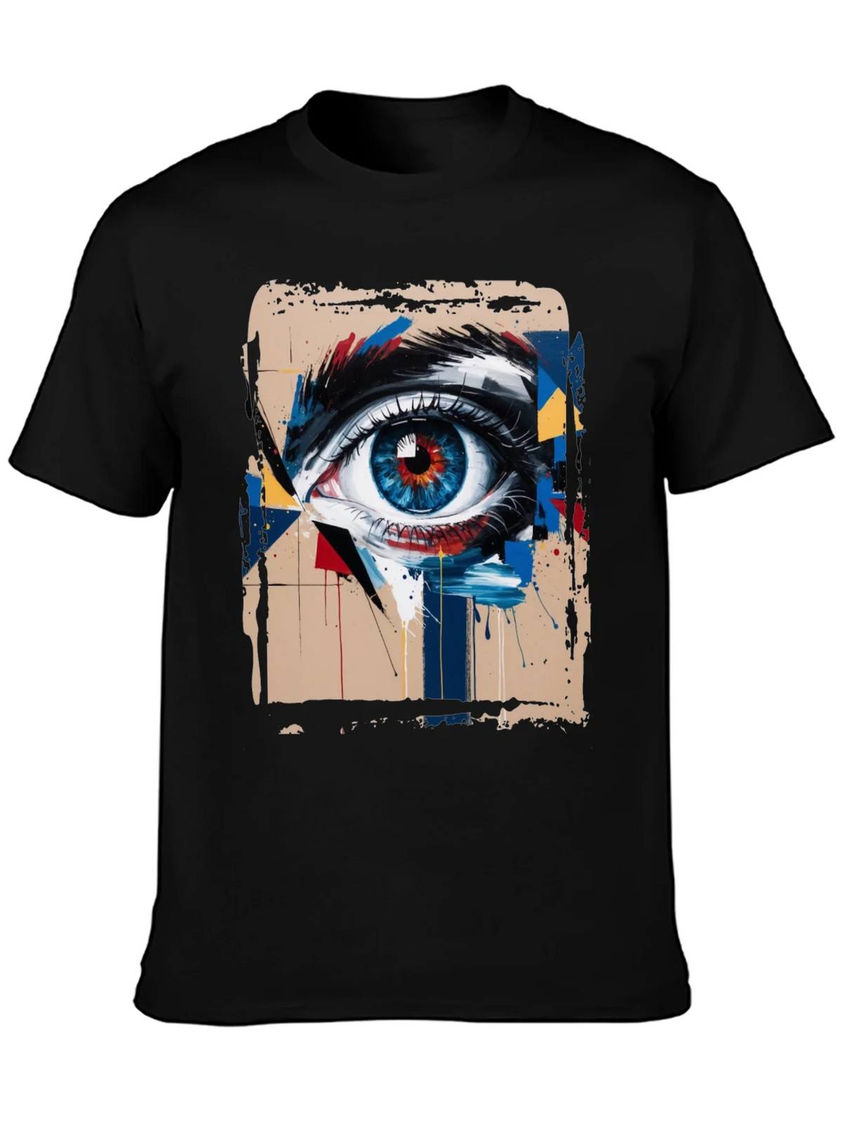 Abstract Eye Graphic Tee - Mens Black T-Shirt product image 2