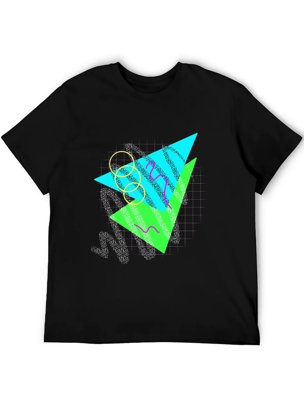 Retro 80s Graphic Tee - Black product image 4