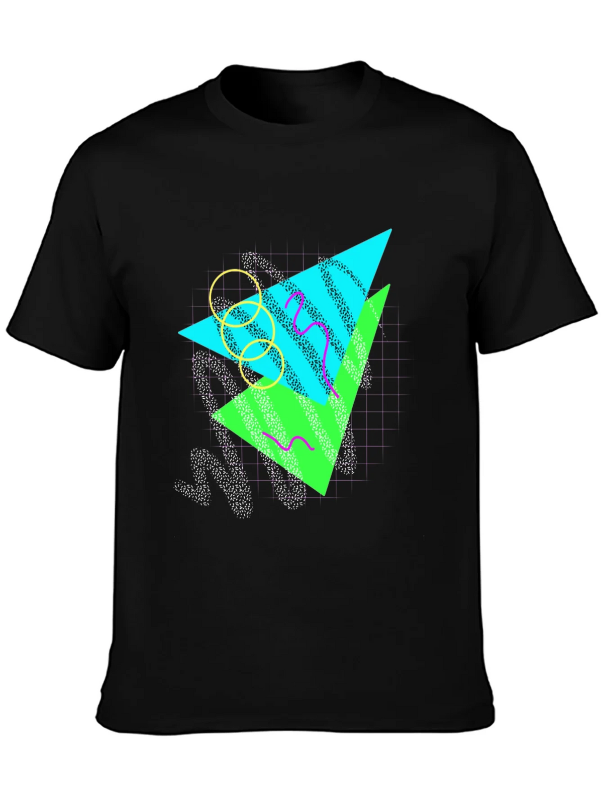 Retro 80s Graphic Tee - Black product image 2