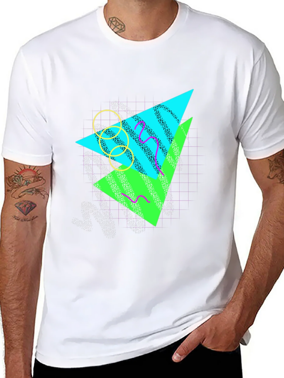 Retro 80s Graphic Tee - Black product image 6