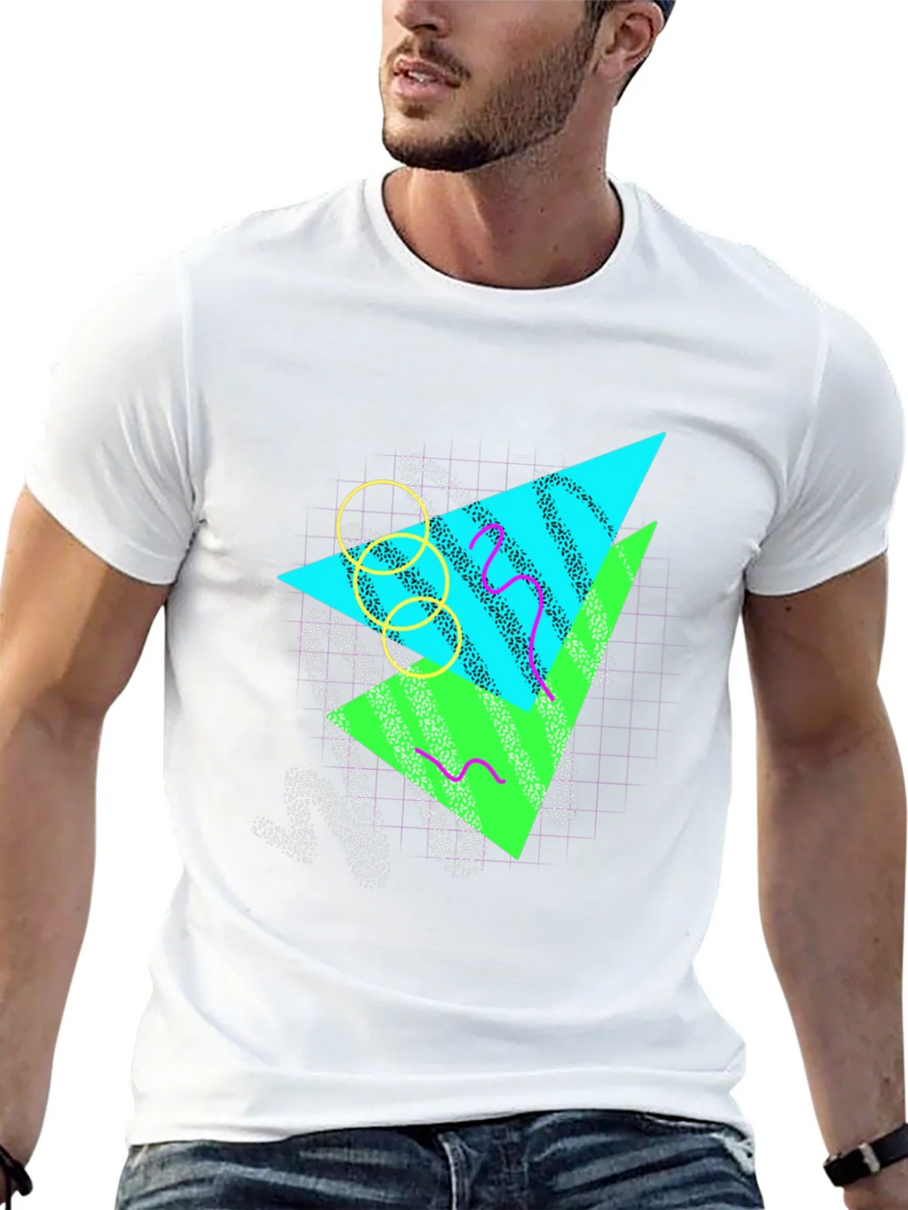 Retro 80s Graphic Tee - Black product image 11