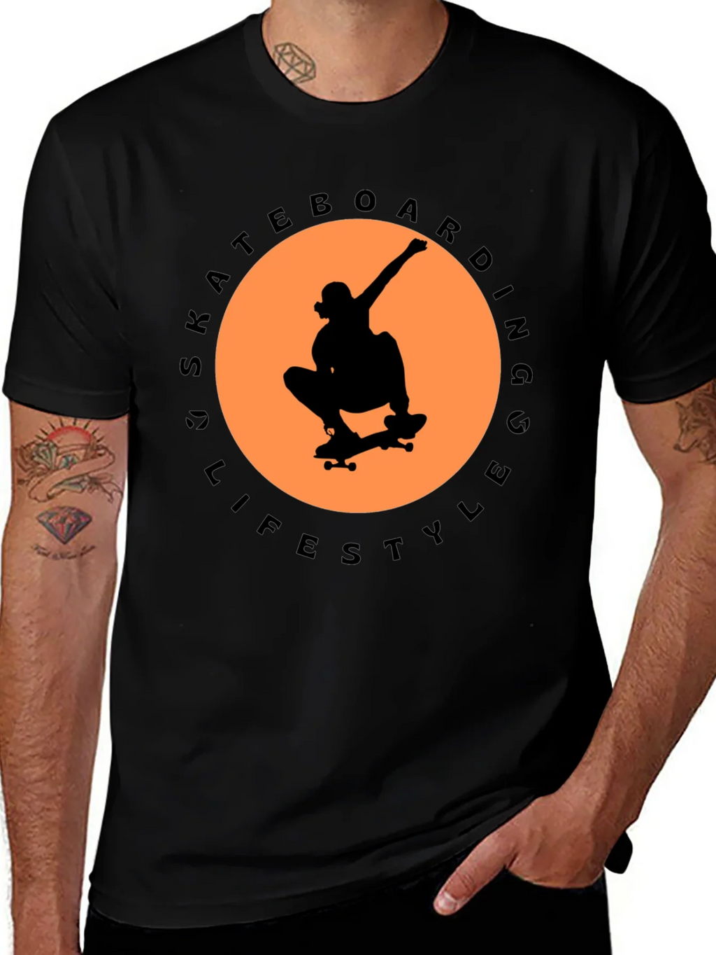 Skateboarding Lifestyle Graphic T-Shirt product image 1