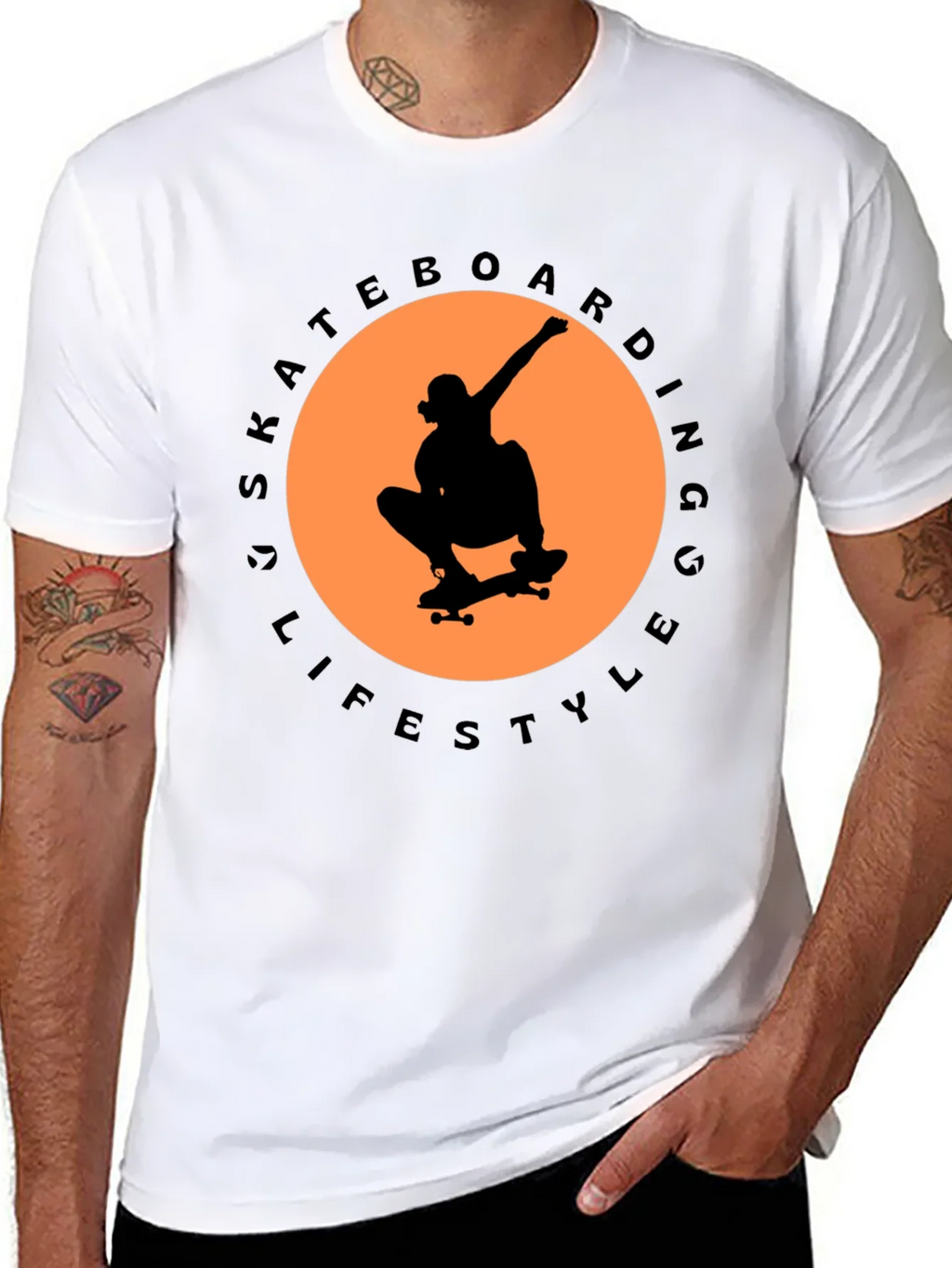 Skateboarding Lifestyle Graphic T-Shirt product image 7