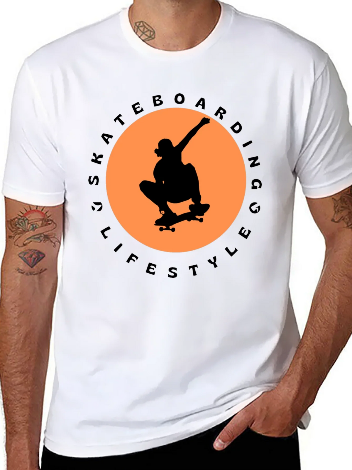 Skateboarding Lifestyle Graphic T-Shirt product image 7