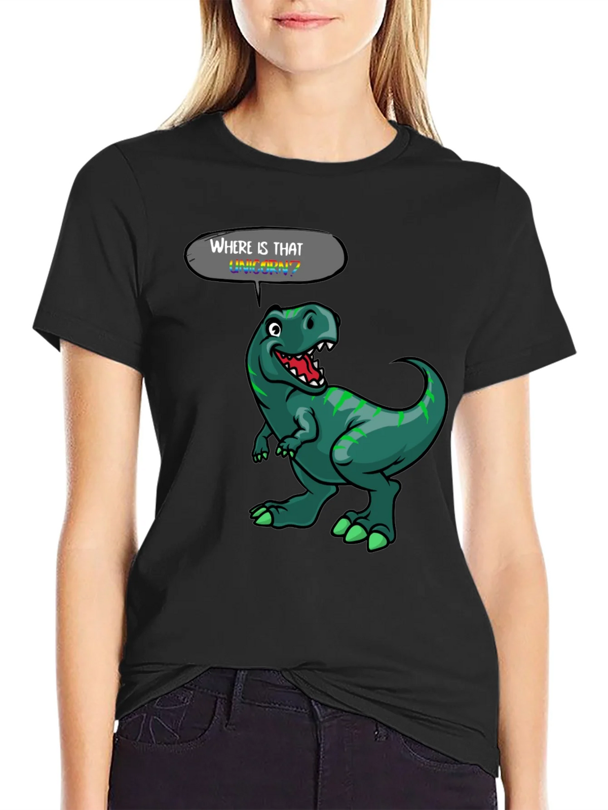 Dinosaur T-Shirt - Where is That Unicorn? product image 2