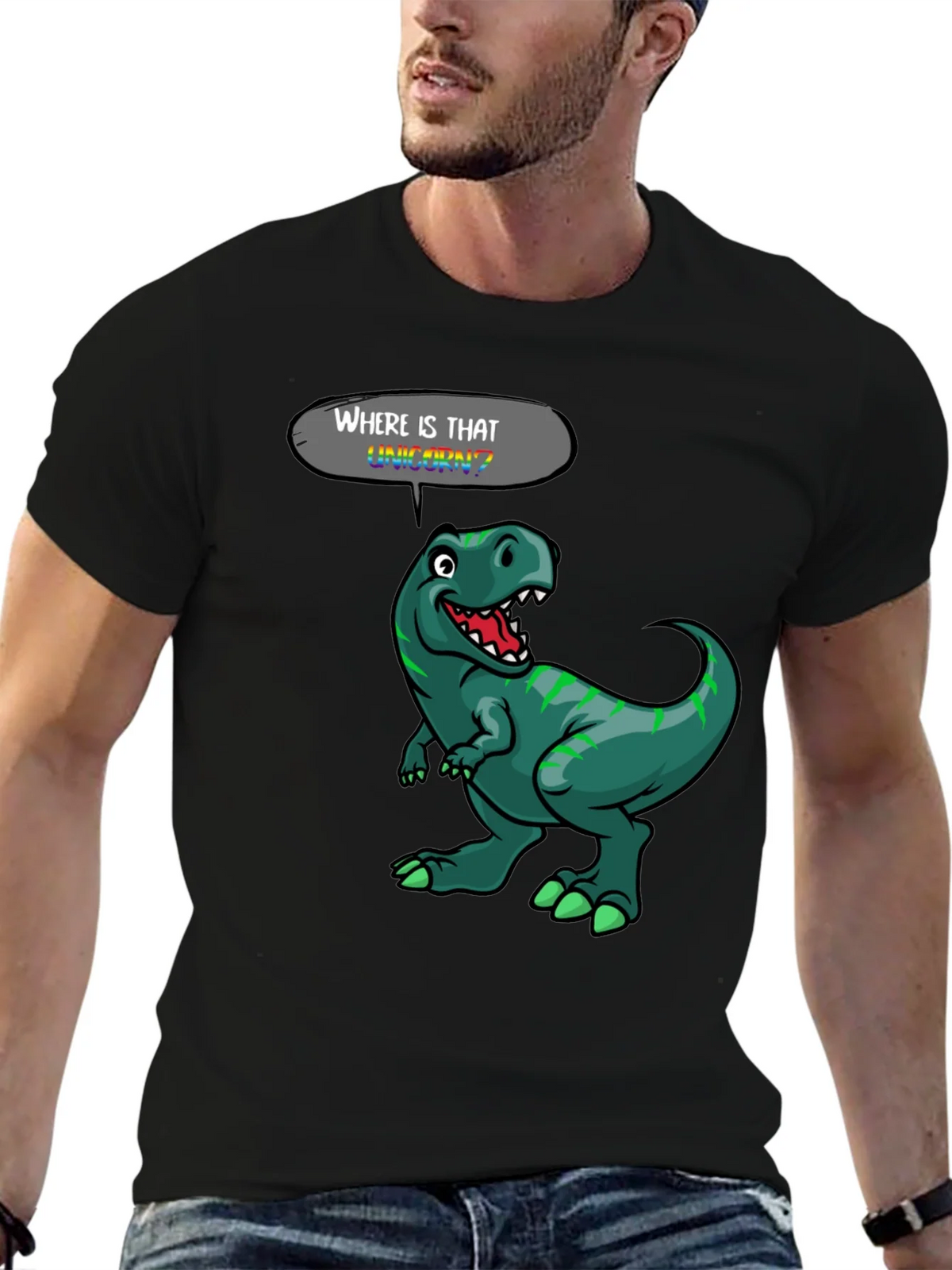 Dinosaur T-Shirt - Where is That Unicorn? product image 6