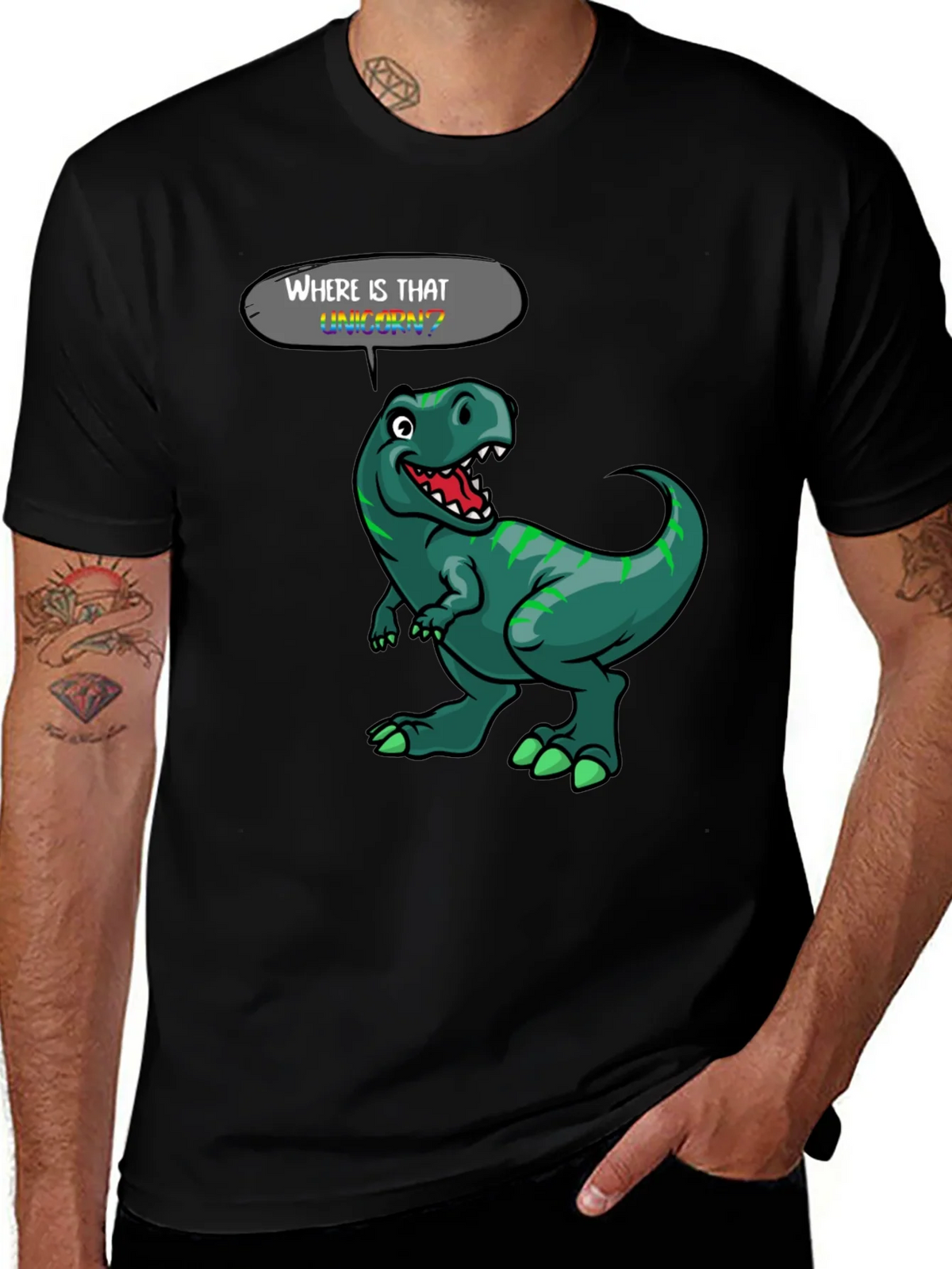 Dinosaur T-Shirt - Where is That Unicorn? product image 1
