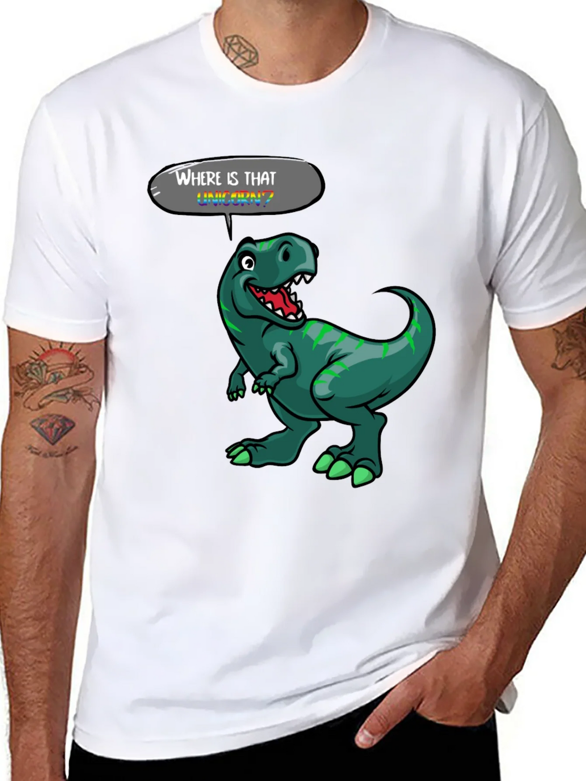 Dinosaur T-Shirt - Where is That Unicorn? product image 7