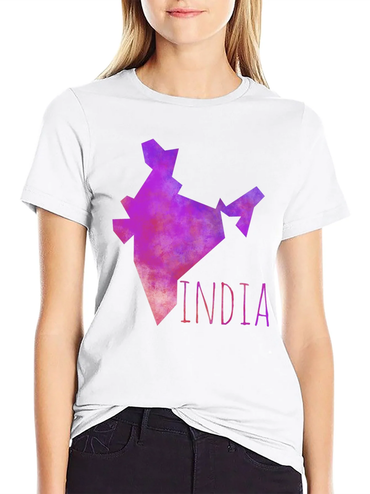 India Map Graphic Tee - Mens Black T-Shirt product image 8