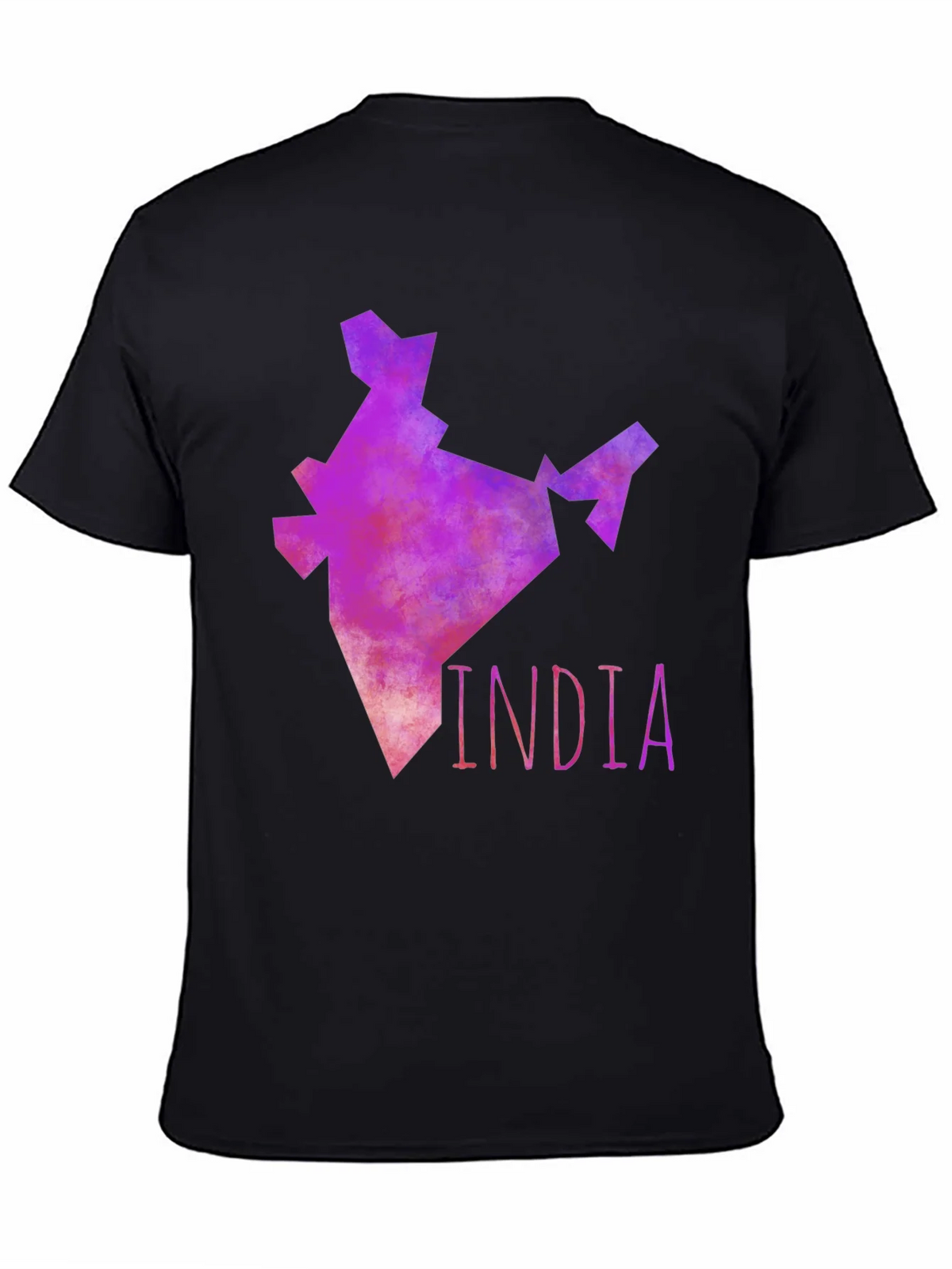 India Map Graphic Tee - Mens Black T-Shirt product image 4