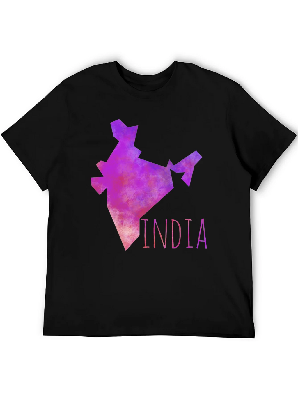 India Map Graphic Tee - Mens Black T-Shirt product image 5