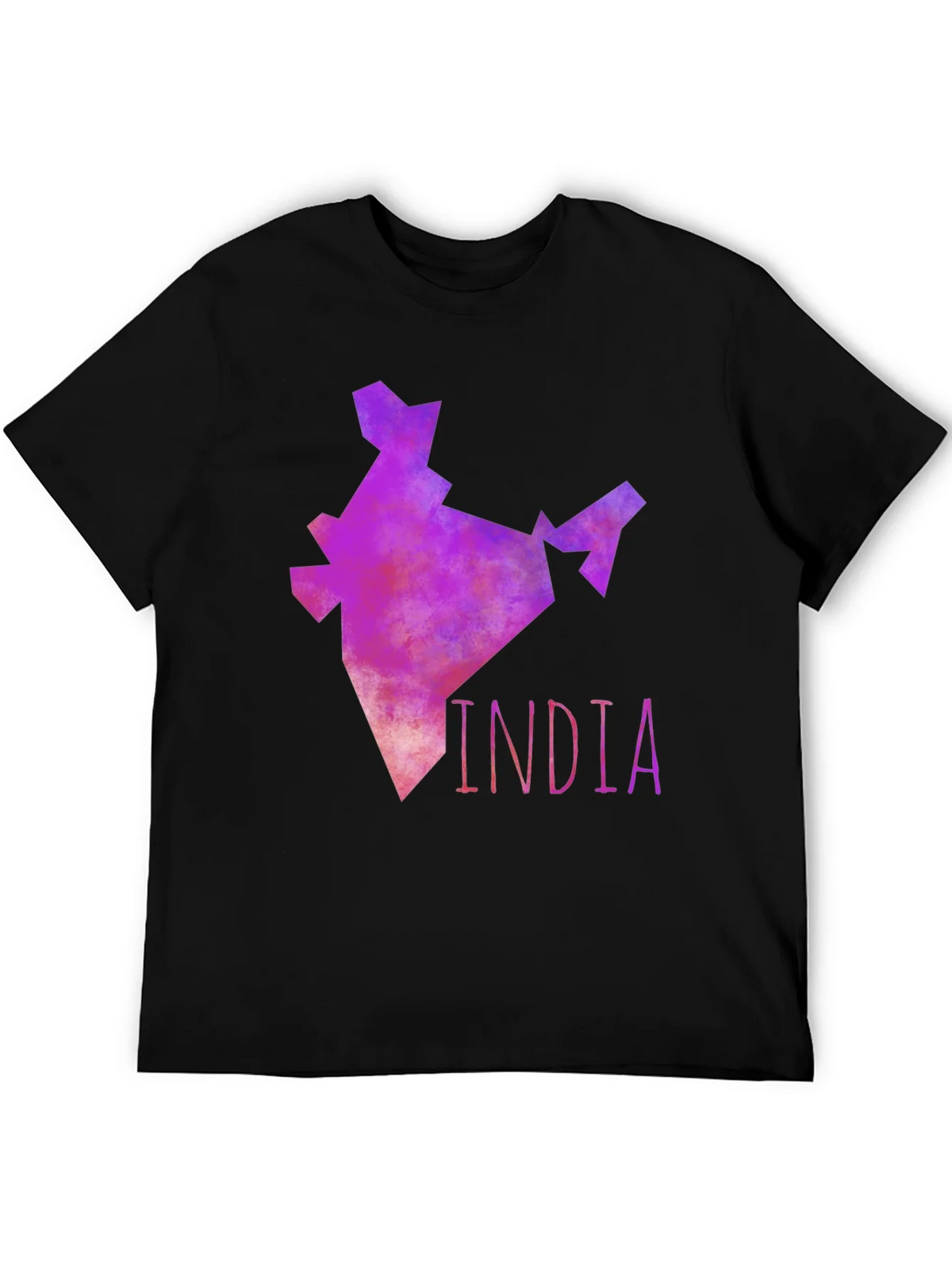 India Map Graphic Tee - Mens Black T-Shirt product image 5