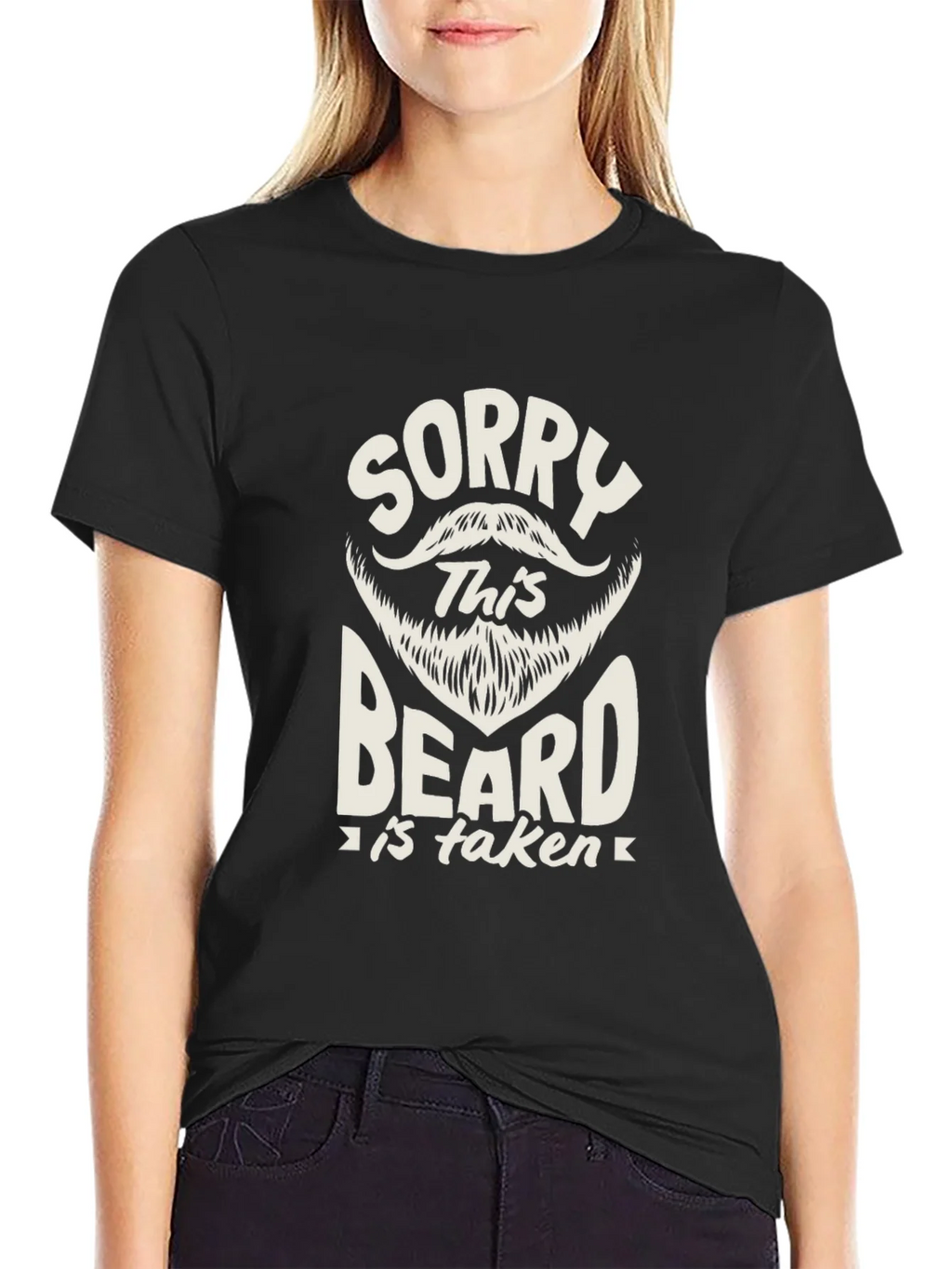 Sorry This Beard is Taken Black T-Shirt product image 2