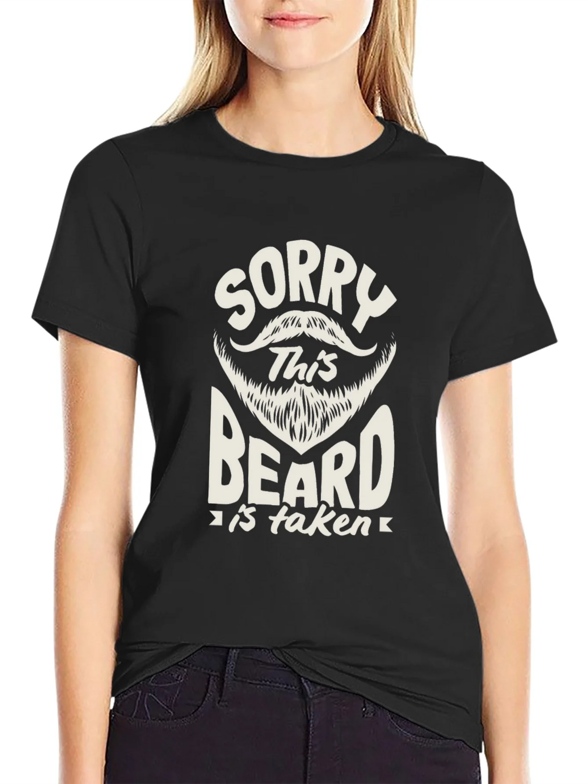 Sorry This Beard is Taken Black T-Shirt product image 2